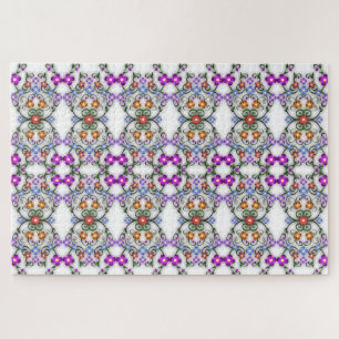 Zierblumen-Puzzle