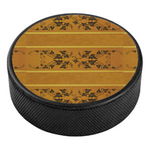 Zierbraun Eishockey Puck