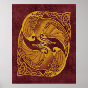Zierdrachen Poster