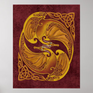 Zierdrachen Poster