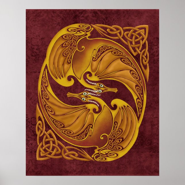 Zierdrachen Poster (Vorne)