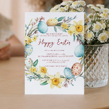 Ziereier und blumengeschmückte Jahresfeiertage