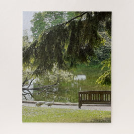 Zierente Duck Pond Jigsaw Puzzle