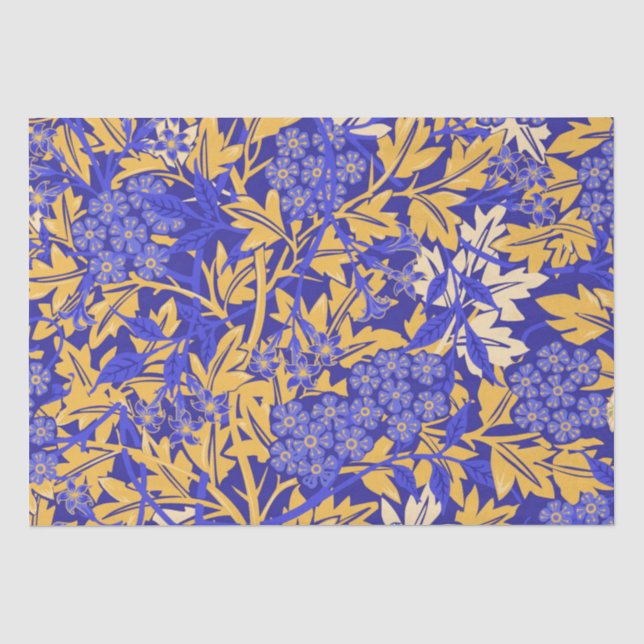 Ziergelb und blau seidenpapier (Vorderseite)