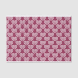 Zierherz in Burgund Tissue Seidenpapier