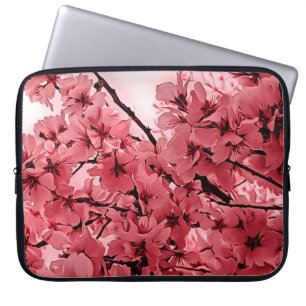 Zierkirschzweige Rosa Stilvoll Laptopschutzhülle