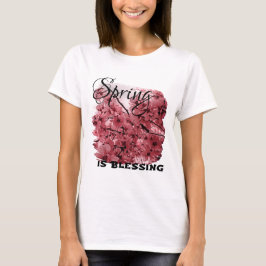 Zierkirschzweige Rosa Stilvoll T-Shirt