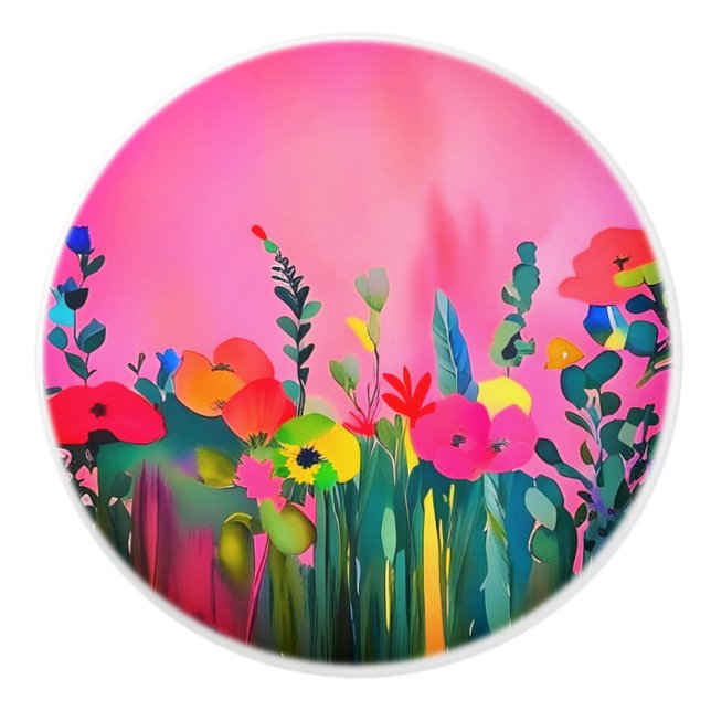 Zierknöpfe für die Keramik Keramikknauf (Vorderseite)