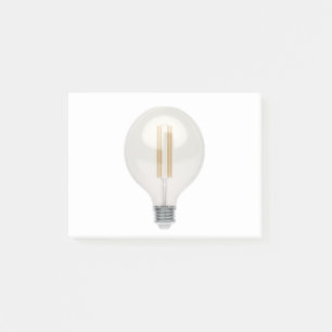 Zierlampe Post-it Klebezettel