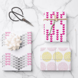 Zierlich. Packpapier Blätter Set