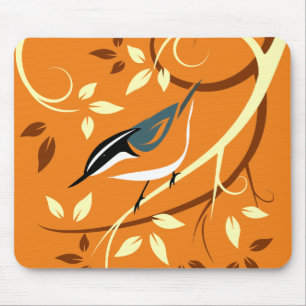 Zierlicher Kleiber Vogel Mousepad