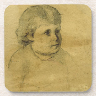 Zierliches fille (Holzkohle) Untersetzer