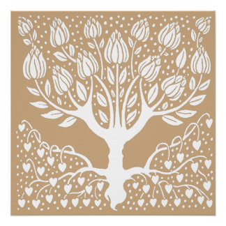 Ziermagnolienbaum von Aubrey Beardsley Poster