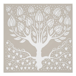 Ziermagnolienbaum von Aubrey Beardsley Poster