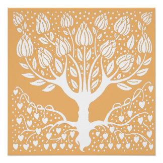Ziermagnolienbaum von Aubrey Beardsley Poster