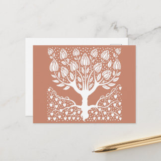 Ziermagnolienbaum von Aubrey Beardsley Postkarte