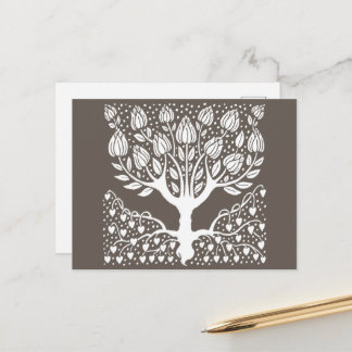 Ziermagnolienbaum von Aubrey Beardsley Postkarte