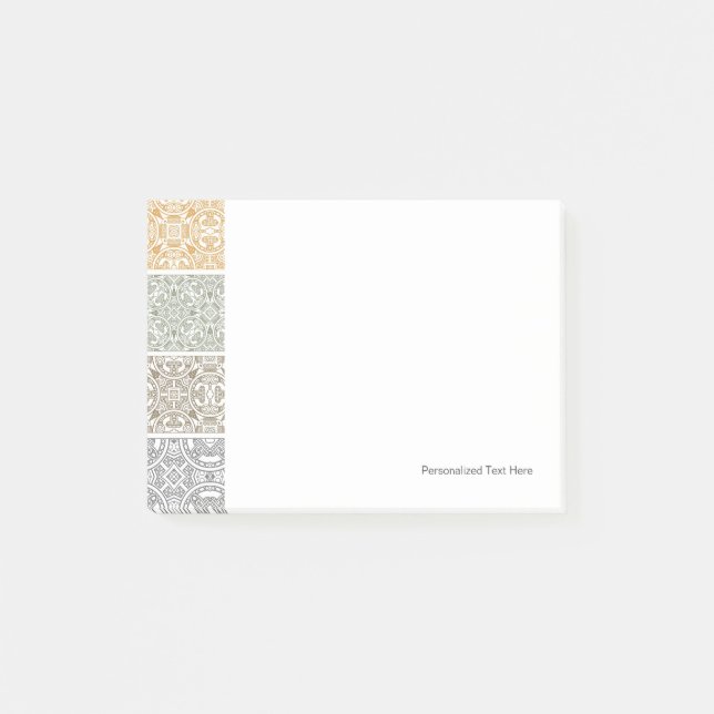 Ziermuster Post-it Klebezettel (Vorderseite)