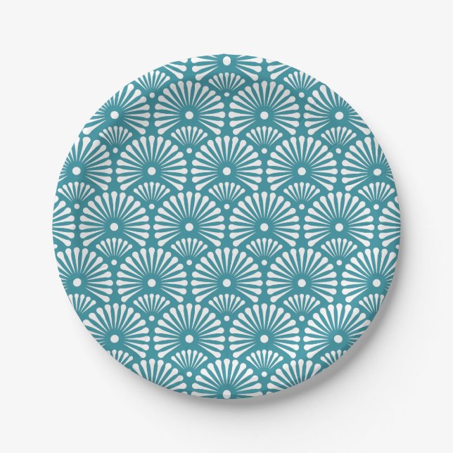 Zierpapier Pappteller (Vorderseite)