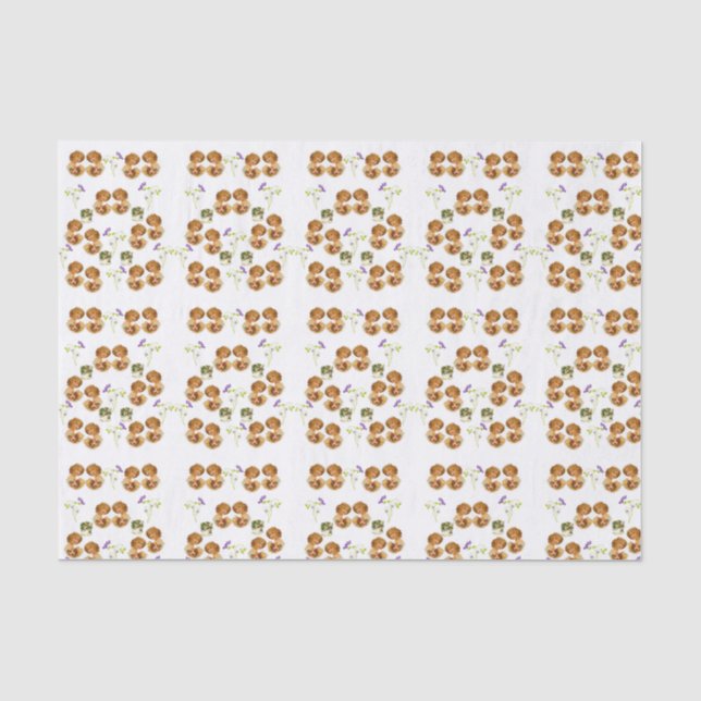 Zierpapier Seidenpapier (Vorderseite)