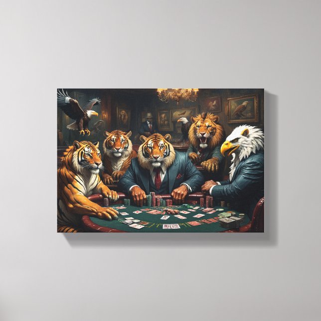 Ziertafel (Wild Mafiosi) Leinwanddruck (Vorderseite)