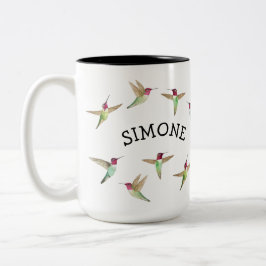 Ziervögel Zweifarbige Tasse