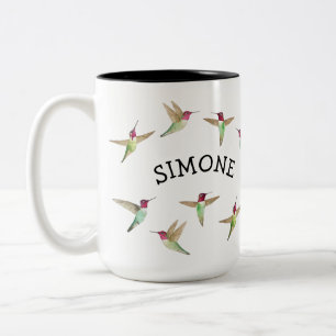 Ziervögel Zweifarbige Tasse