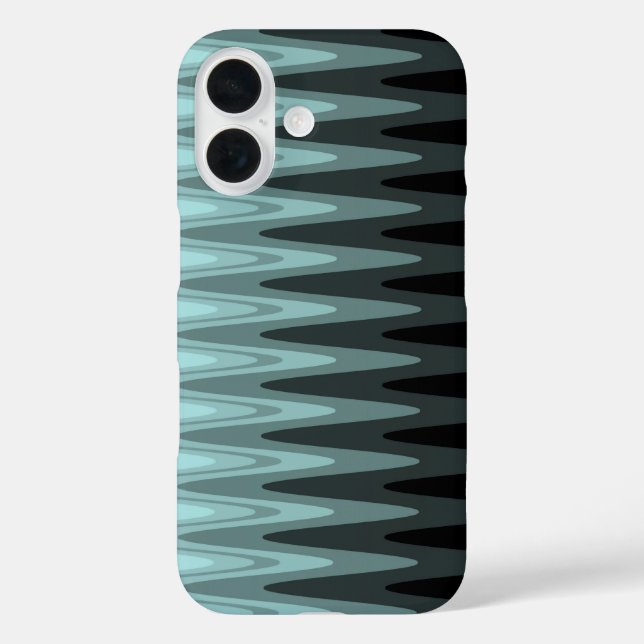 Zig Zag Black Aquamarin Gray Pattern title_seo2 (Rückseite)