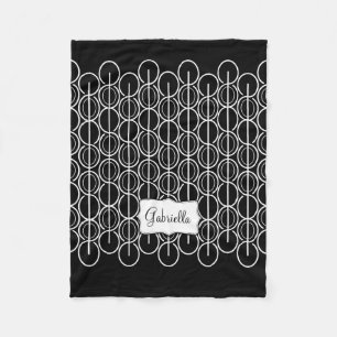 Zig zag farbenfrohe Namensdecke Fleecedecke