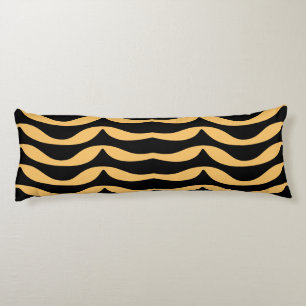 Zig-Zag-Linien mit goldenem Muster Seitenschläferkissen