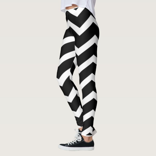 Zig Zag Muster Leggings (Links)