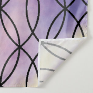 Zig Zag Muster, Lila Wandteppich
