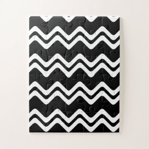 Zig Zag Muster mit zwei farbigen Linien