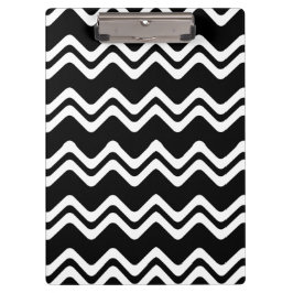 Zig Zag Muster mit zwei farbigen Linien Klemmbrett