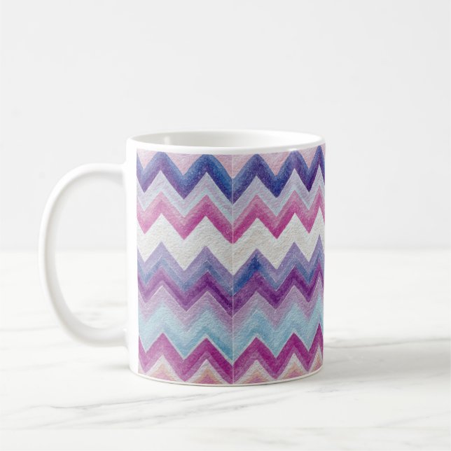 Zig Zag Pastel Multicolors Kaffeetasse (Links)