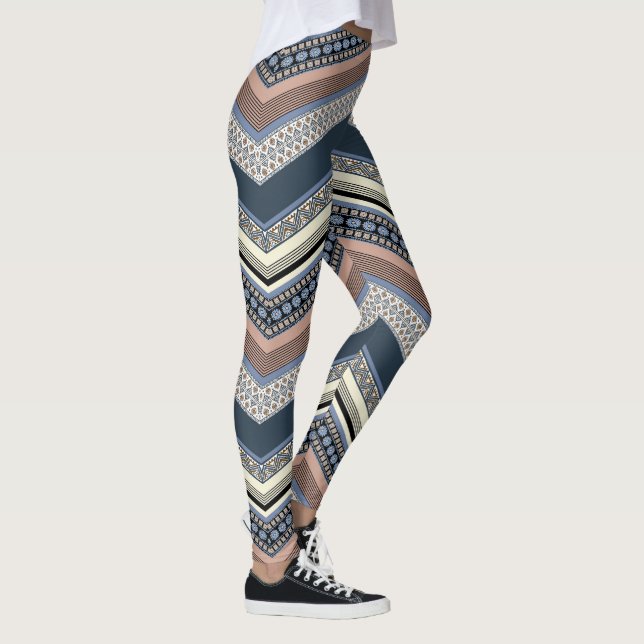 Zig Zag Pattern Leggings (Rechts)