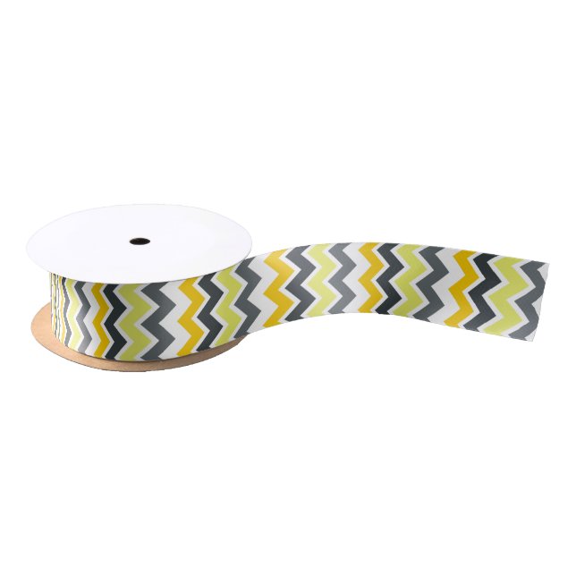 ZIG ZAG SATINBAND (Spule)
