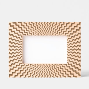Zig Zag Sternexplosion Design Geätzte Rahmen