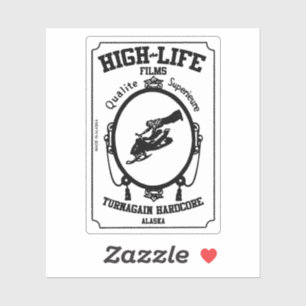 Zig Zag (Turnwiederum Hard Core) Die Cut Sticker