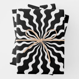 Zig Zag Wrapping Paper Geschenkpapier Set