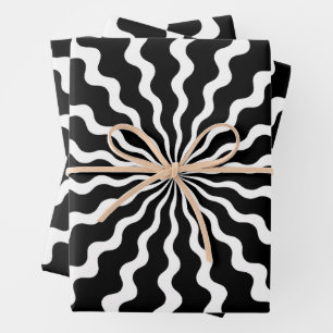 Zig Zag Wrapping Paper Geschenkpapier Set