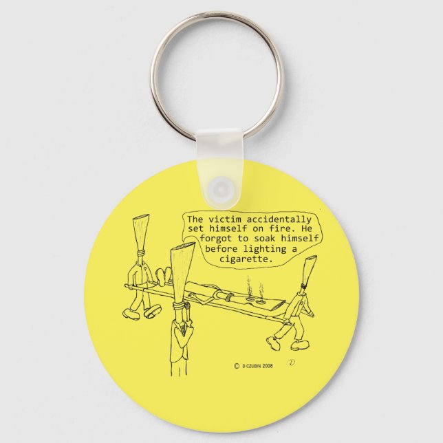 Zigarette Burn Reed Schlüsselanhänger (Vorderseite)