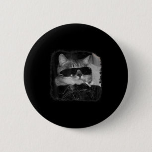 Zigarette Kitten Gang Cat Rauchen Zigarette Funny Button