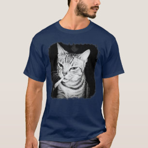 Zigaretten-Kätzchen-Gang Katze raucht Zigaretten L T-Shirt