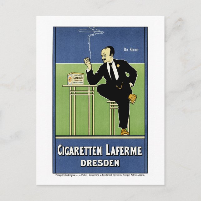 Zigaretten Laferme Postkarte (Vorderseite)