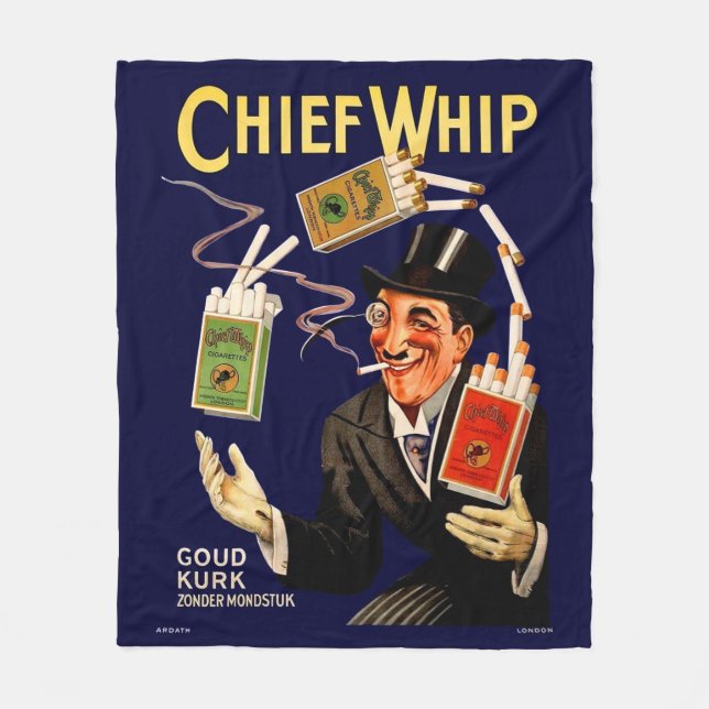 Zigaretten und Printwerbung der 1920er Jahre Fleecedecke (Vorderseite)