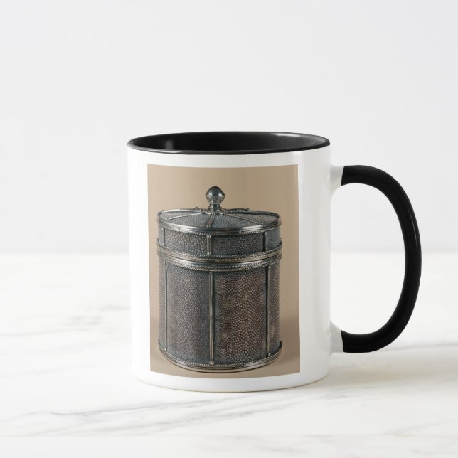 Zigarettenkasten mit shagreen Seiten, 1928 Tasse (Rechts)