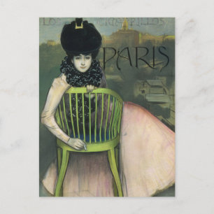 Zigarettenplakat Paris Postkarte