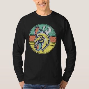 Zigarettenraucher Bauer Farm Animal Chicke T-Shirt