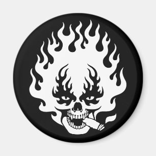 Zigarre-FlammesK-DKT Magnet